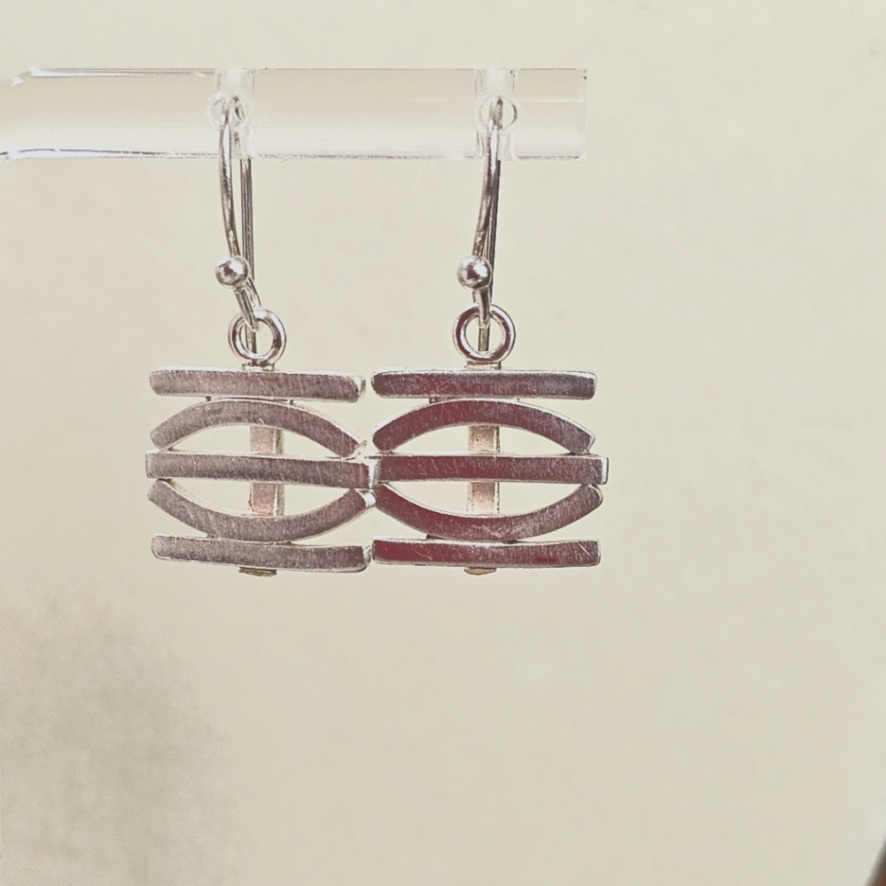 Heather Murray 925 Silver Garden Gate Earrings - Picture 4 of 11